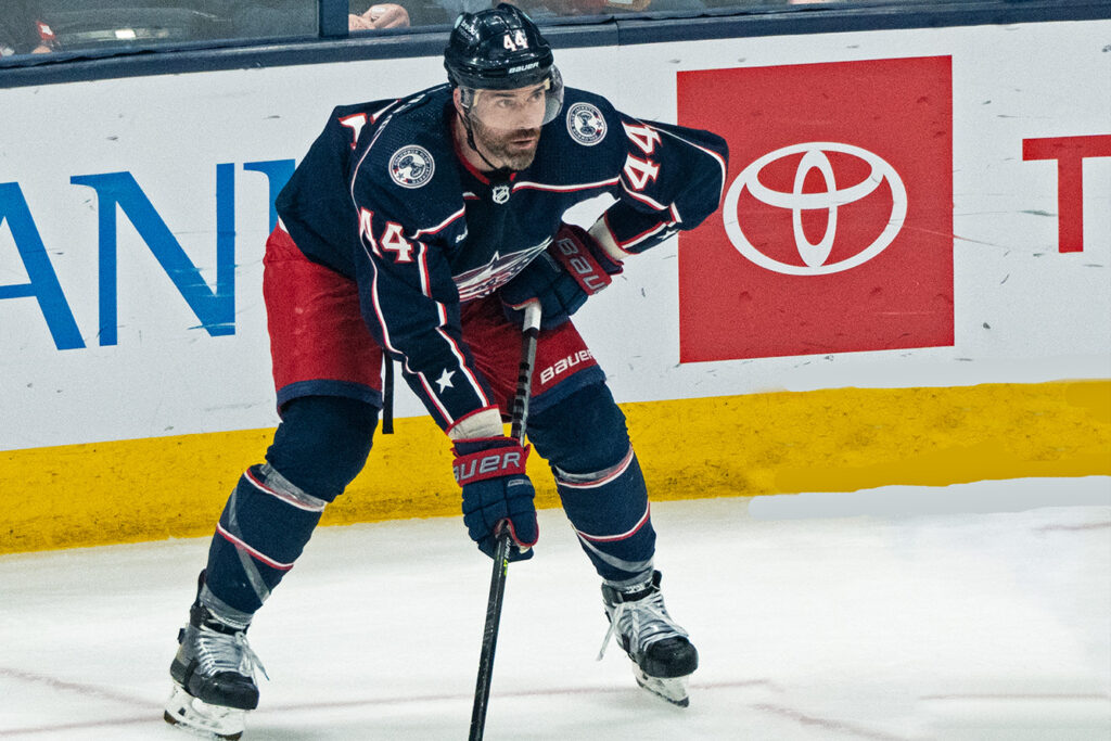 CBJ's Eric Gudbranson on ice