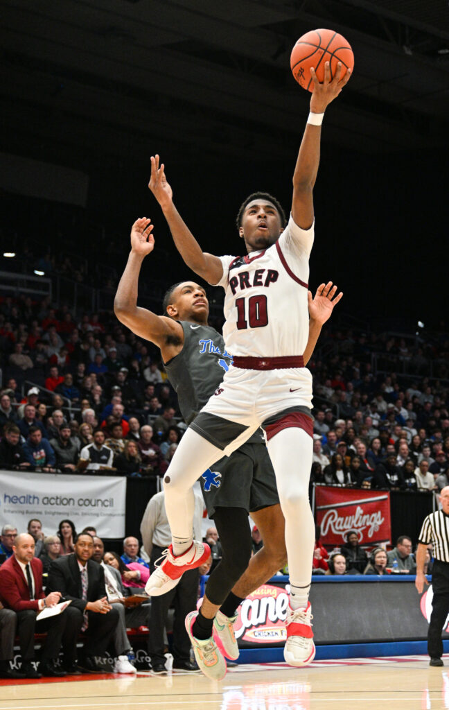 Harvest Prep's Brandon Roddy shoots