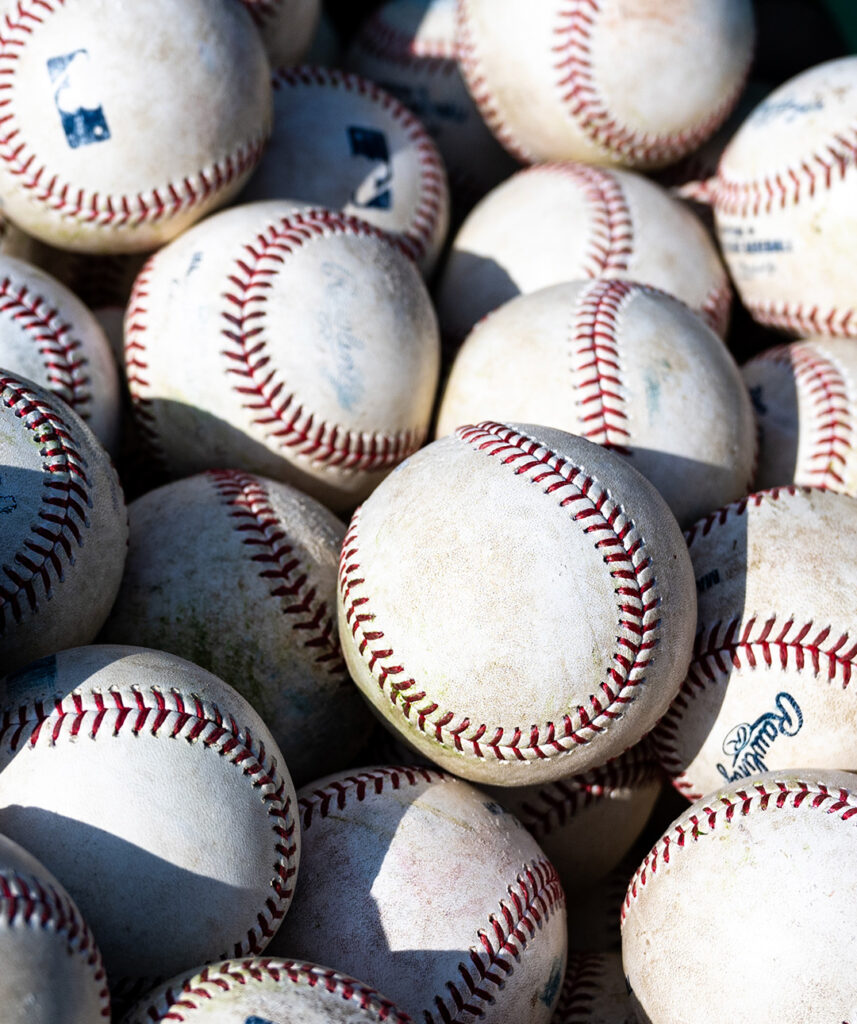 Lots of baseballs