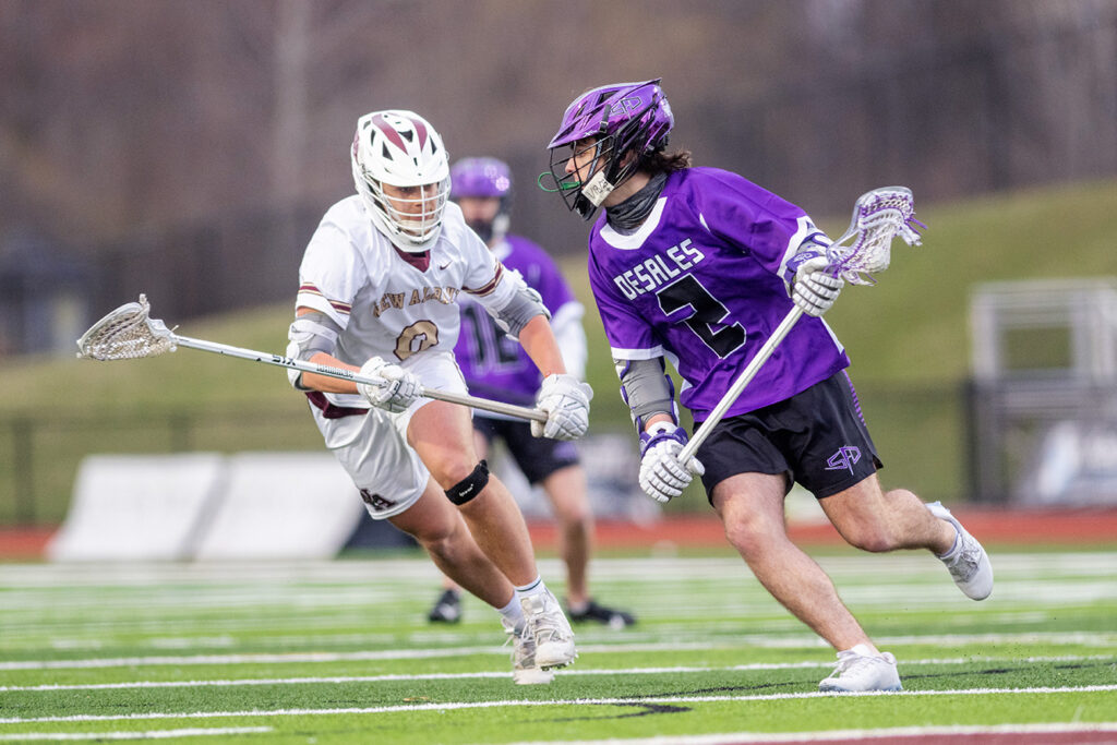 DeSales vs Watterson boys lacrosse action