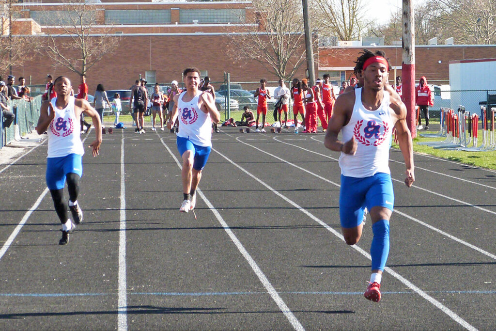 Eastmoor's Christian Monroe sprints