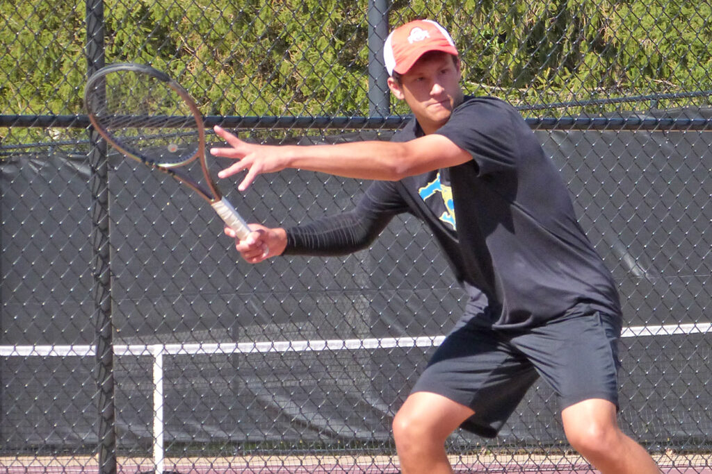 Gahanna tennis player Brandon Carpico