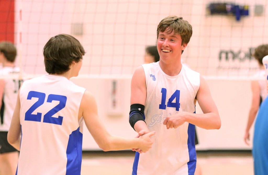 Olentangy Liberty's Ryan Severson celebrates win