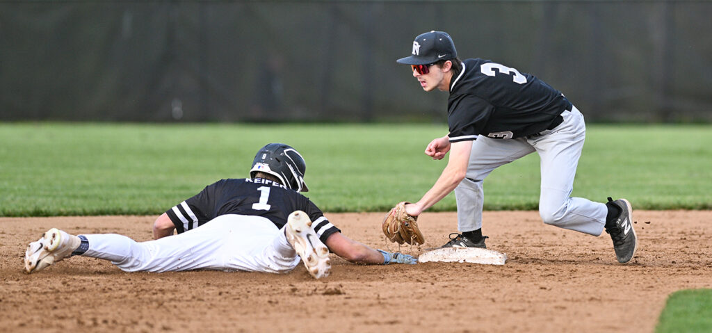 Pickerington North's Baylee Becker tags runner