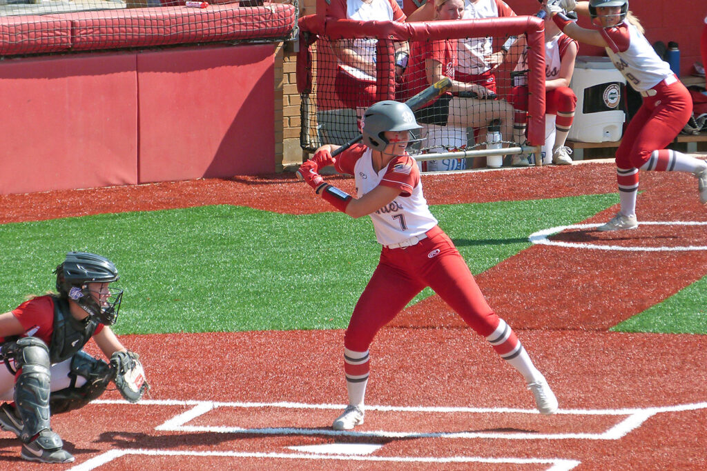 Johnstown's Addie Triplett bats