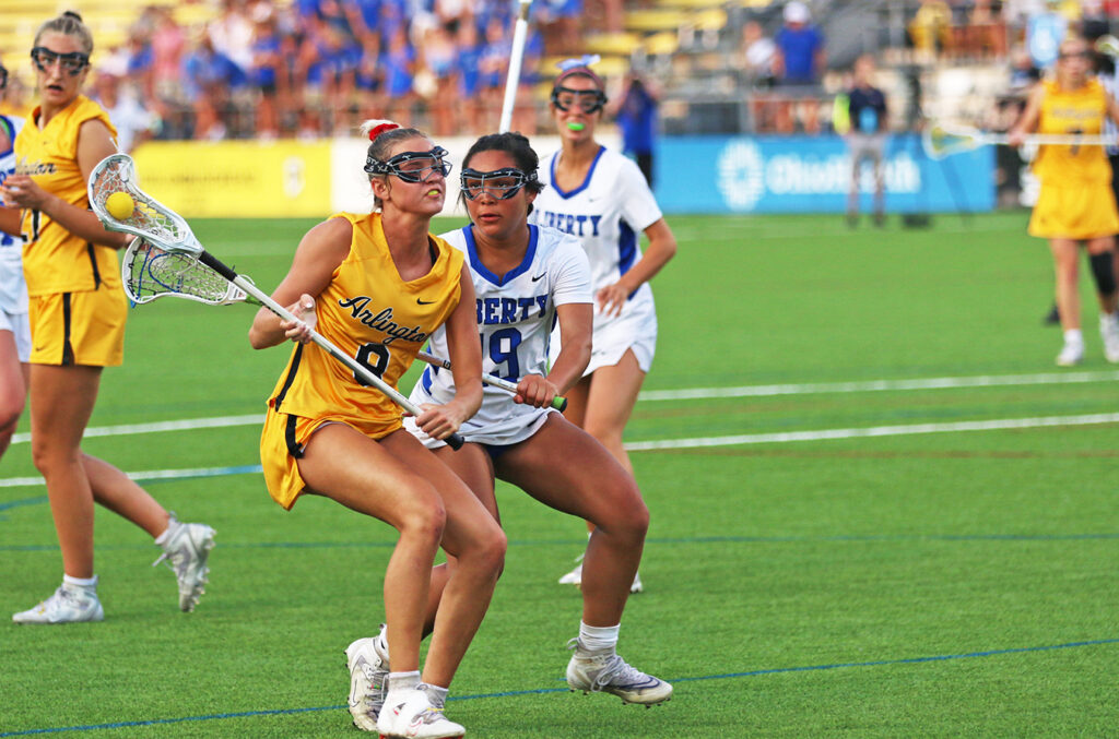 UA's Abbie Dunlap attacks in lacrosse