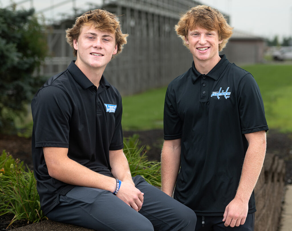 Olentangy Liberty three-sport athletes Jake Struck and Andrew Leonard