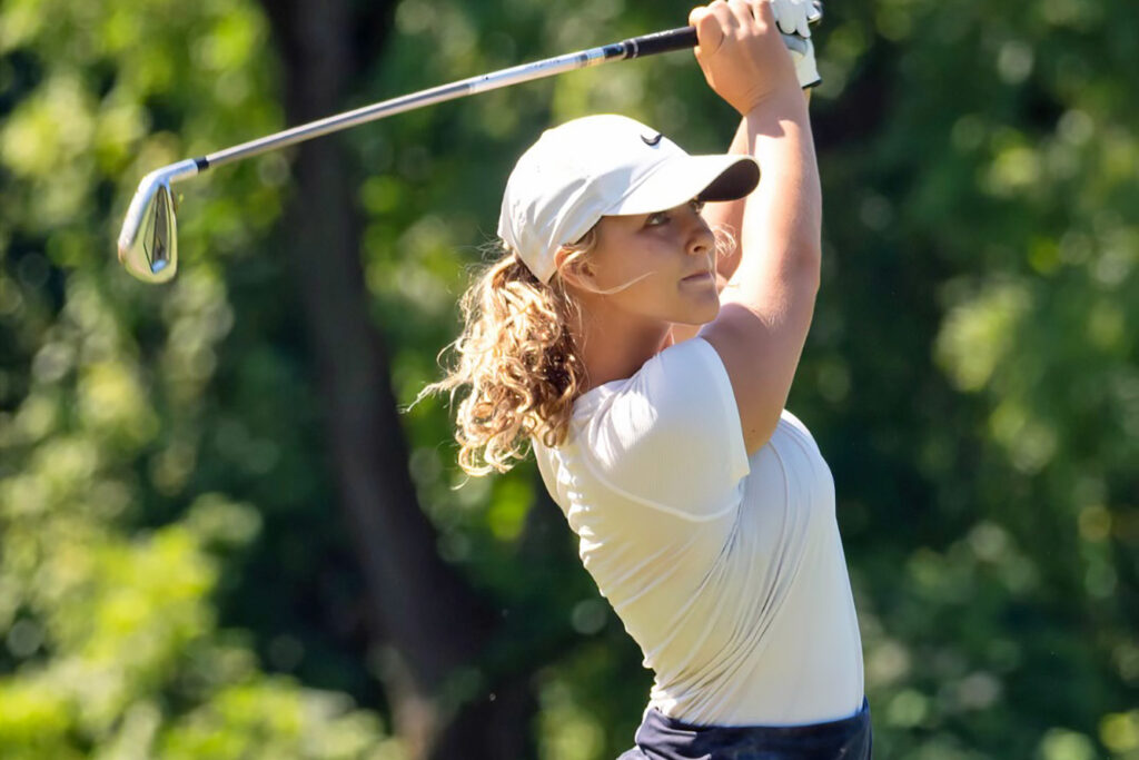 Olentangy Orange's Skylar Dean plays golf