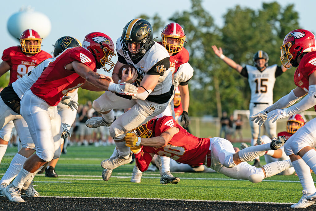 Upper Arlington's Connor McClellan scores