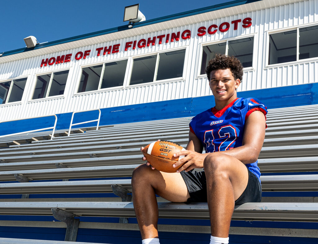 Highland football's Dane Nauman in home stands