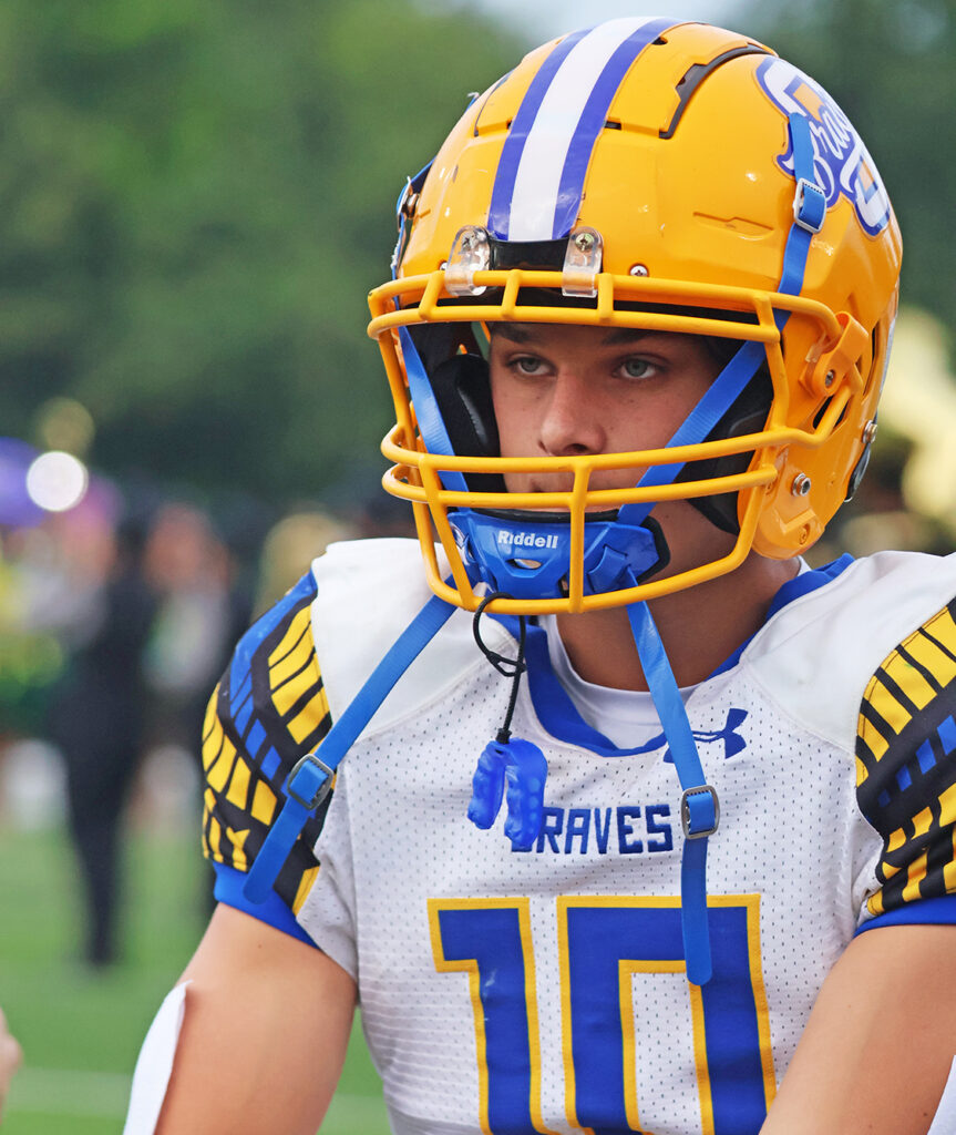 Olentangy's Will Bartley on the football field