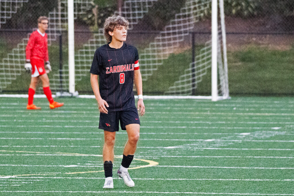 St. Charles soccer player Ryan Sullivan on field