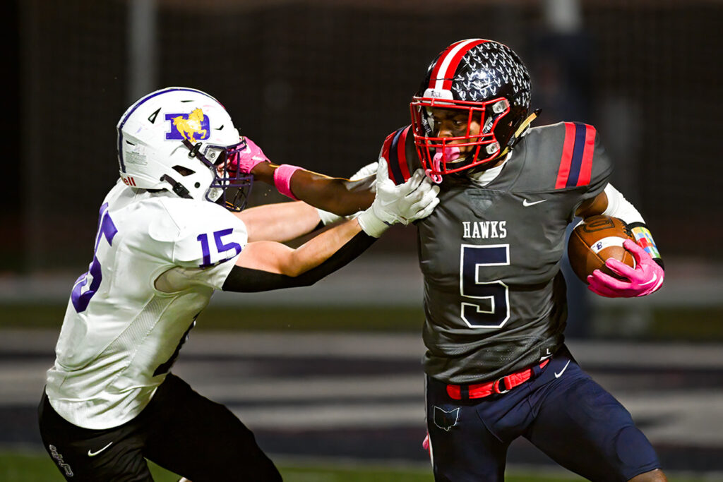 Bishop Hartley's Ryan Perry runs football