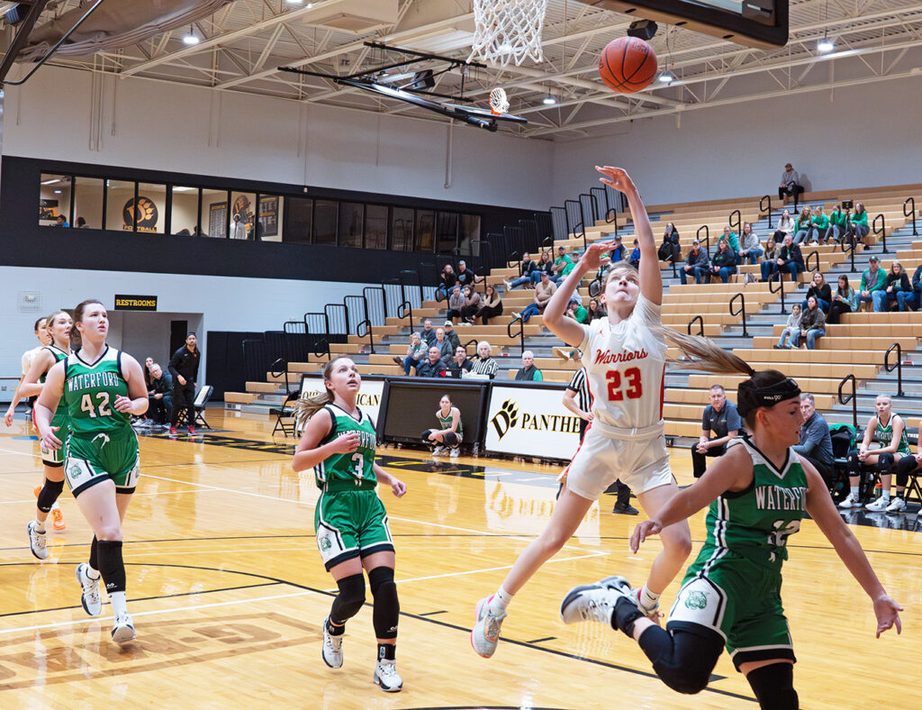 Worthington Christian's Palynn Wray drives