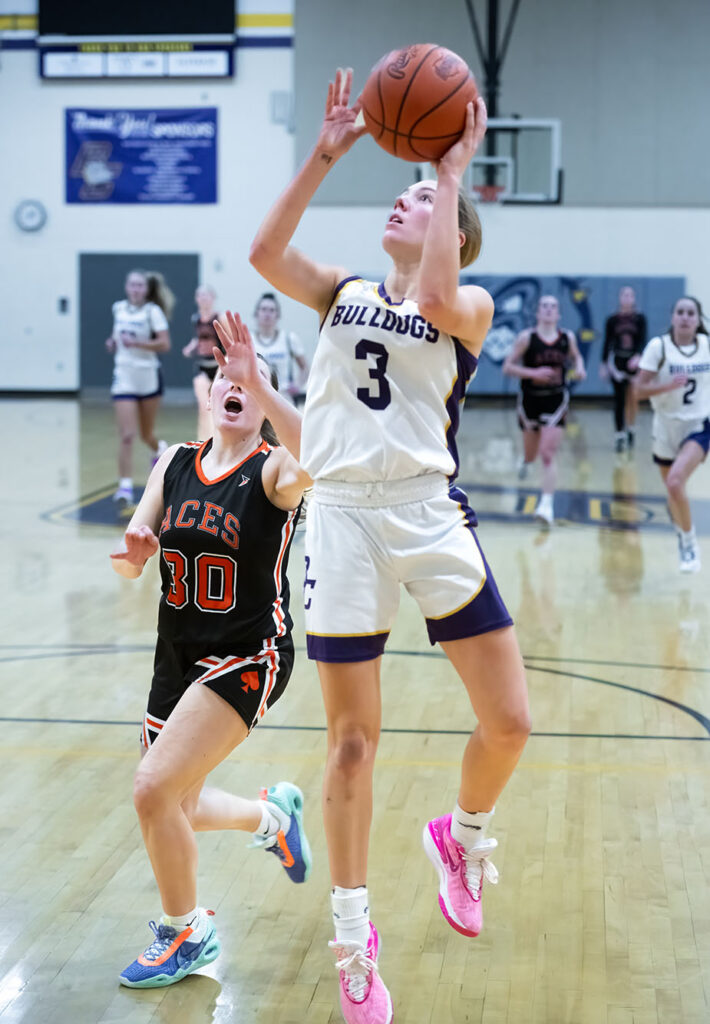 Bloom-Carroll's Emily Bratton drives