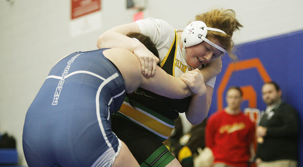 Hamilton Township's Audrina Pack battles