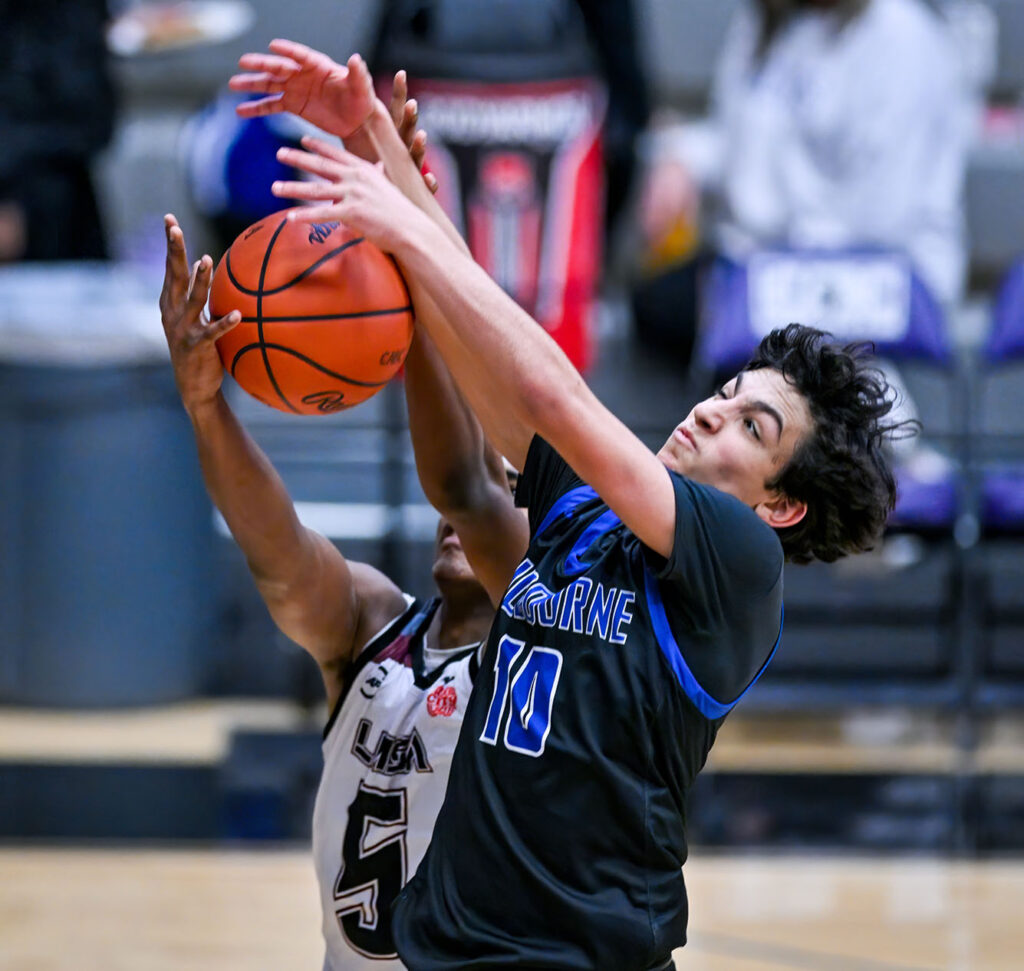 Kilbourne’s Tate Rich battles for rebound