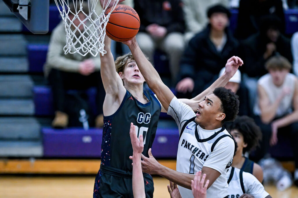 Pickerington North’s Arness Lawson goes to hoop