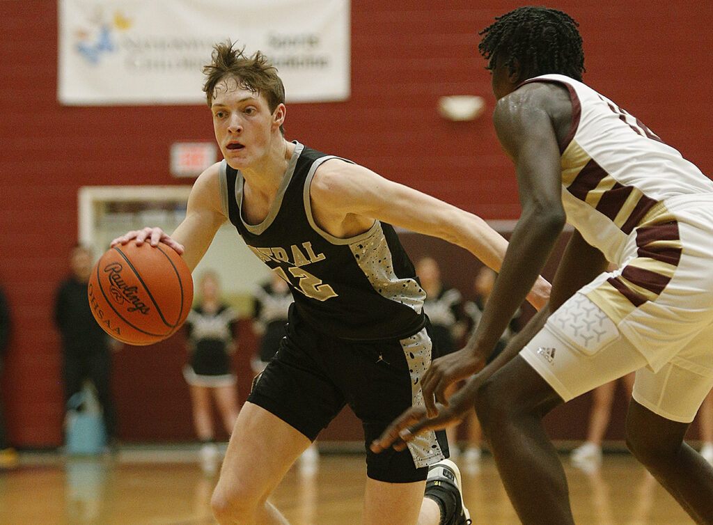 Westerville Central's Devin Martin drives