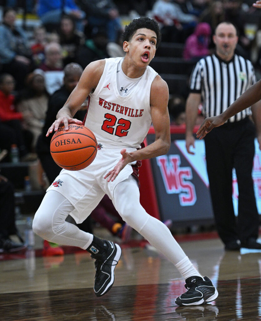 Westerville South's Kruz McClure sets up