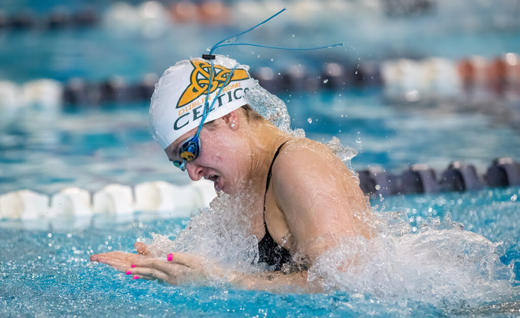 Dublin Jerome's Audrey Brink swims