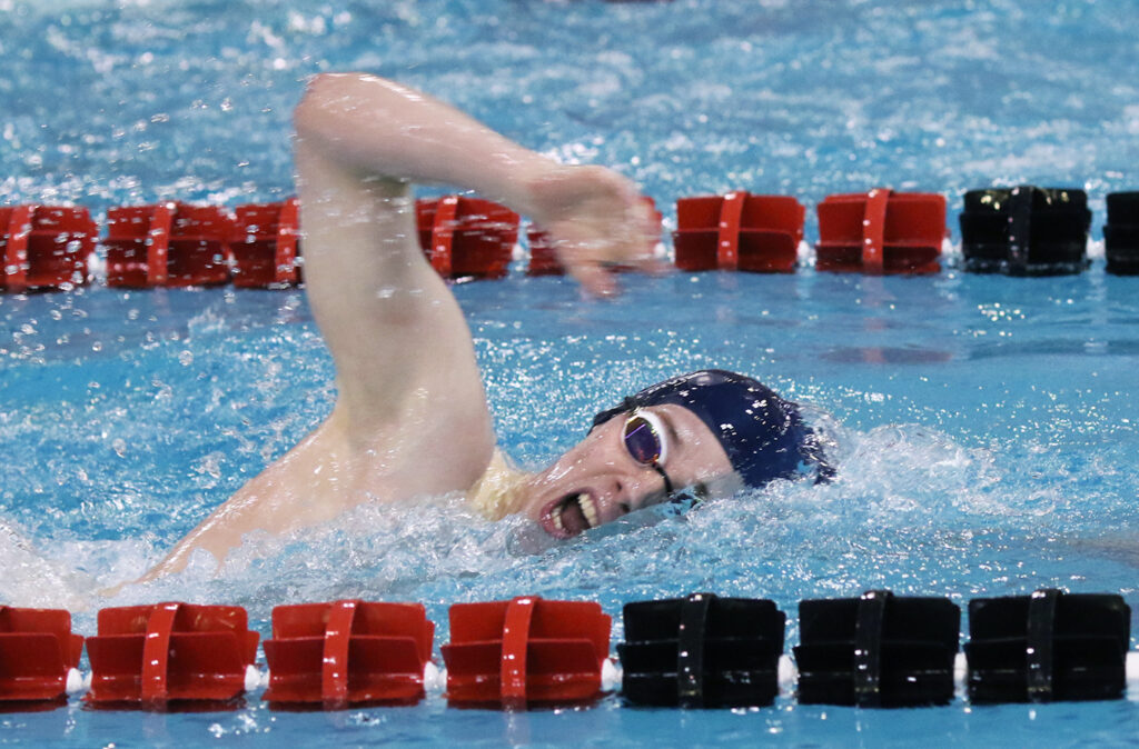 Wellington's Cameron Petitt swims