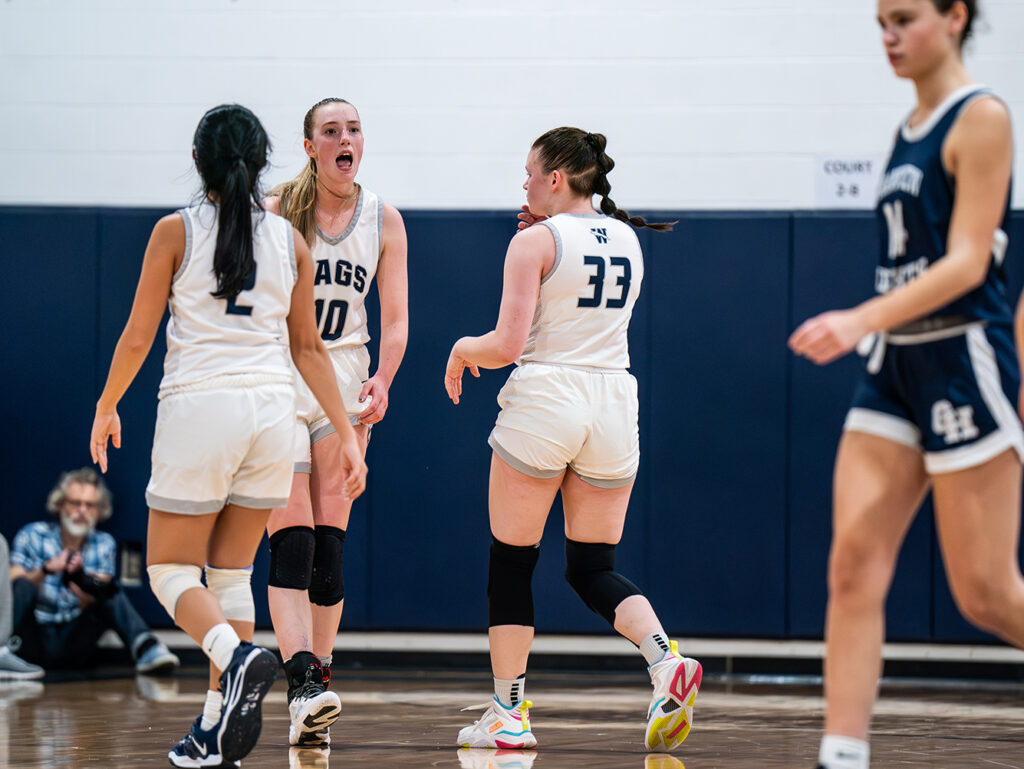 Wellington's Elodie Ware on the court