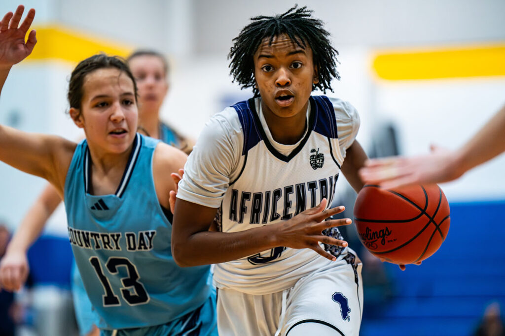 Africentric's Samairah Thompson drives