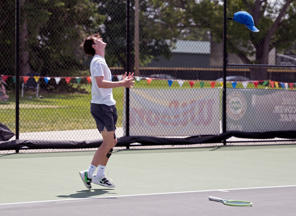 Bexley's Henry Lessard celebrates win