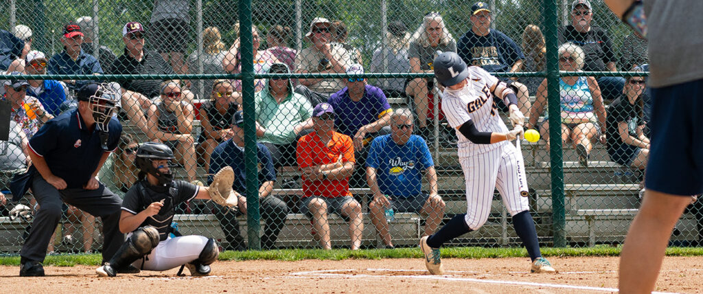 Lancaster's Ashlin Mowery swings bat