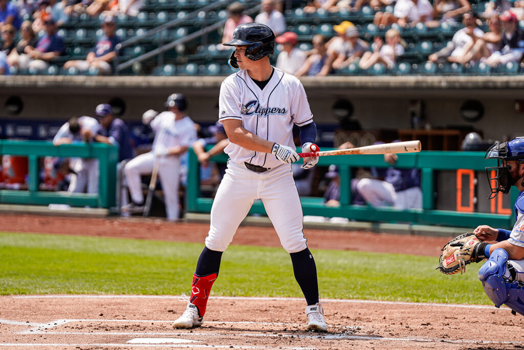 Clippers' Will Brennan at bat