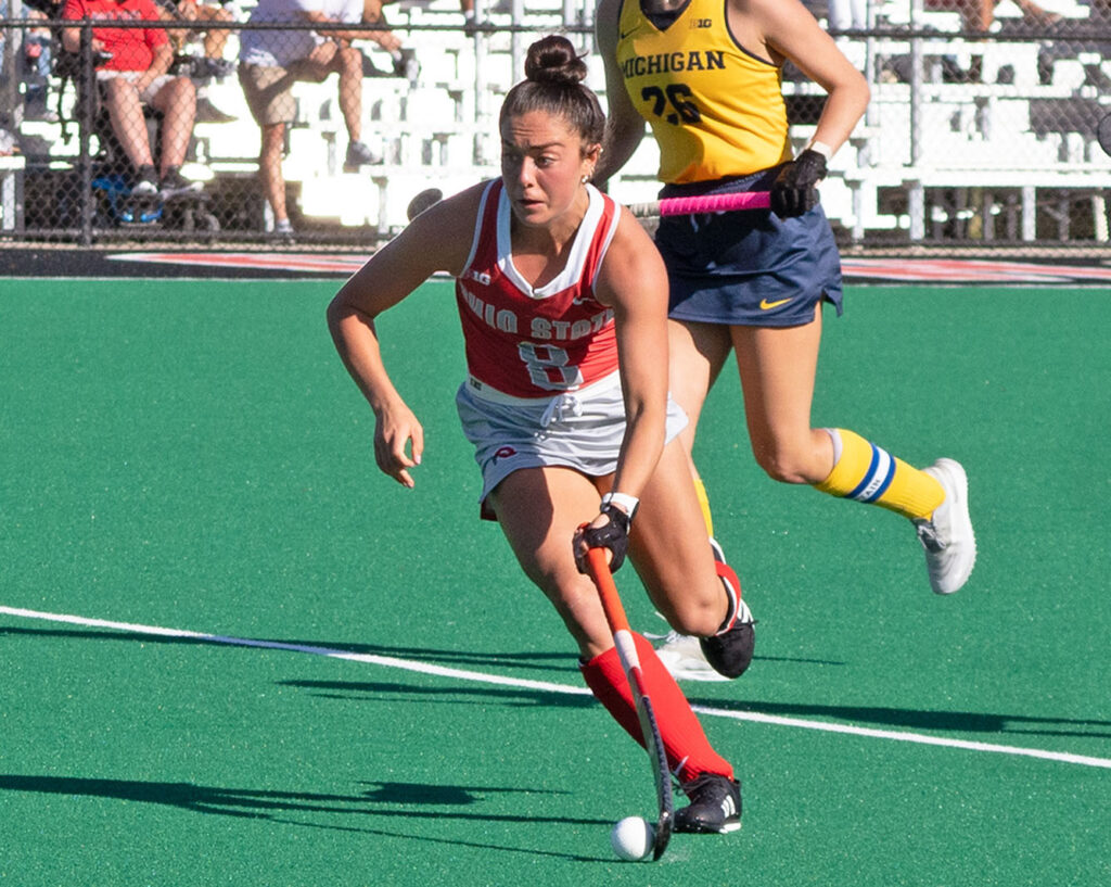 Ohio State's Makenna Webster attacks