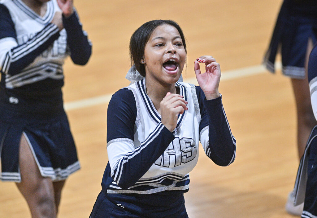 Whetstone's La'nyiah Allen cheers