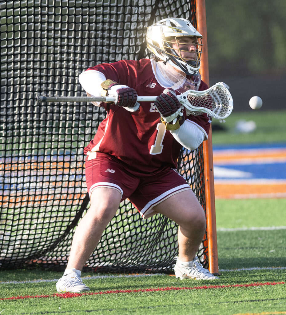 Watterson goalie Kolt Rundio warms up