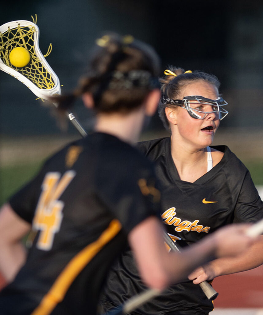 UA girls lacrosse side graphic