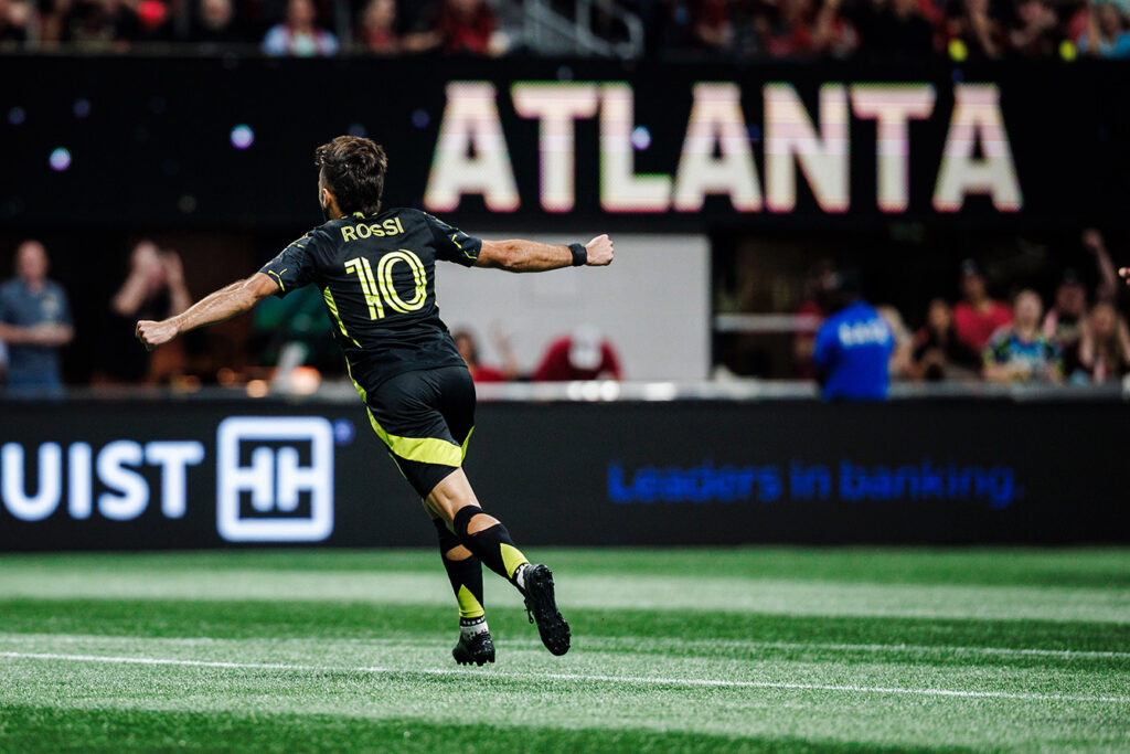 Columbus Crew Diego Rossi celebrates goal