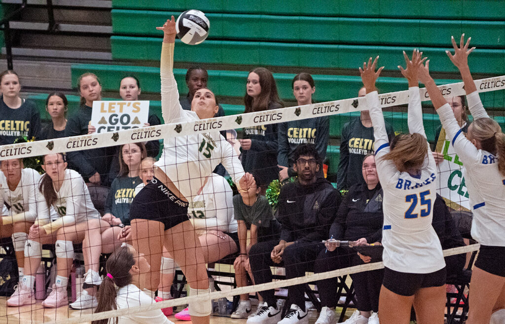 Dublin Jerome's Mackenzie Palumbo kills at net
