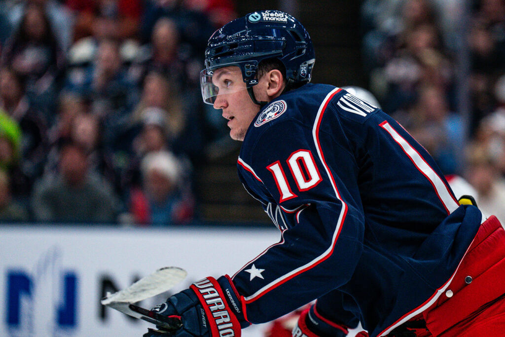 CBJ's Dmitri Voronkov closeup