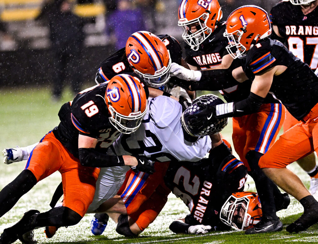 Orange defense takes down Pick Central's Nick Bousquet