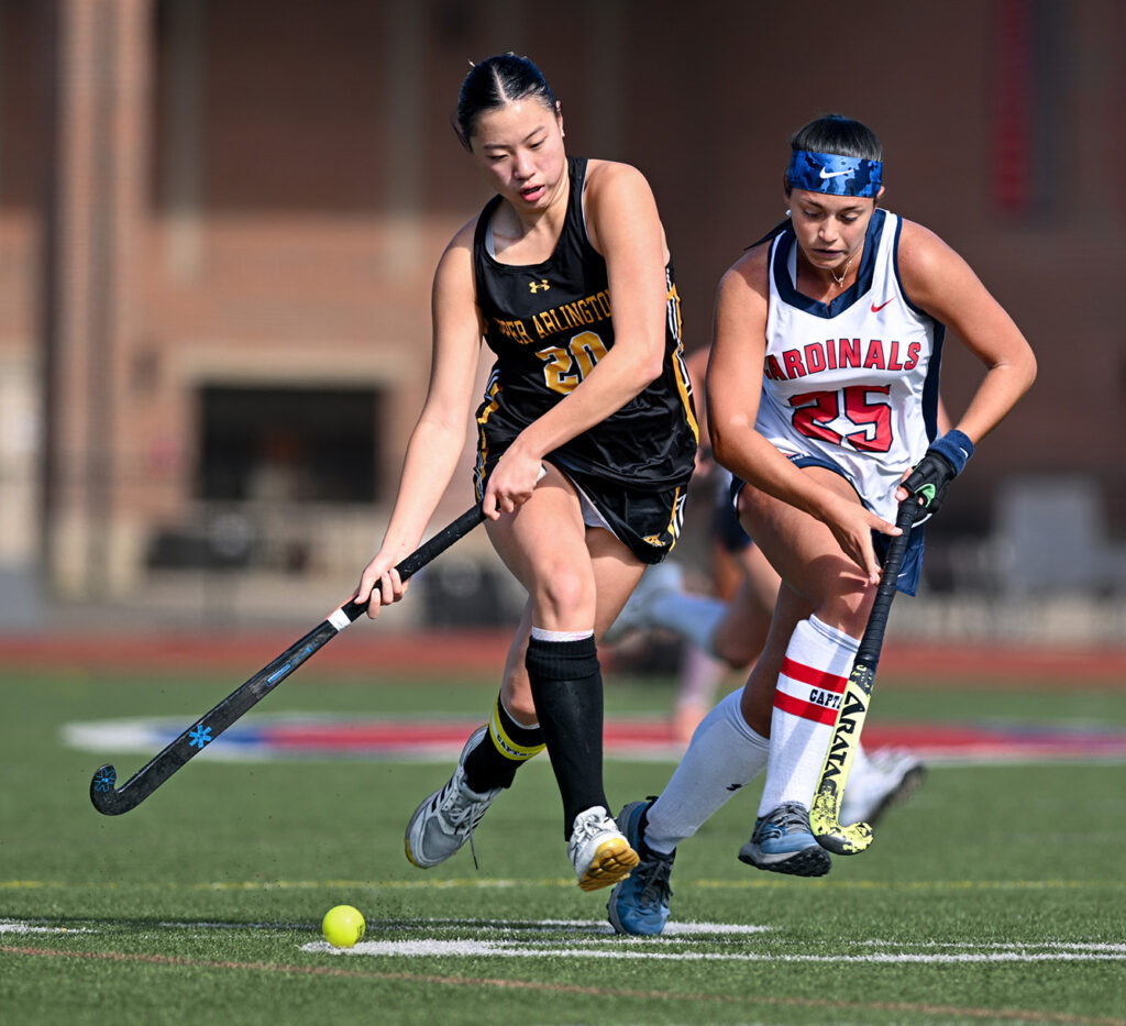 UA's Crystal Cao attacks