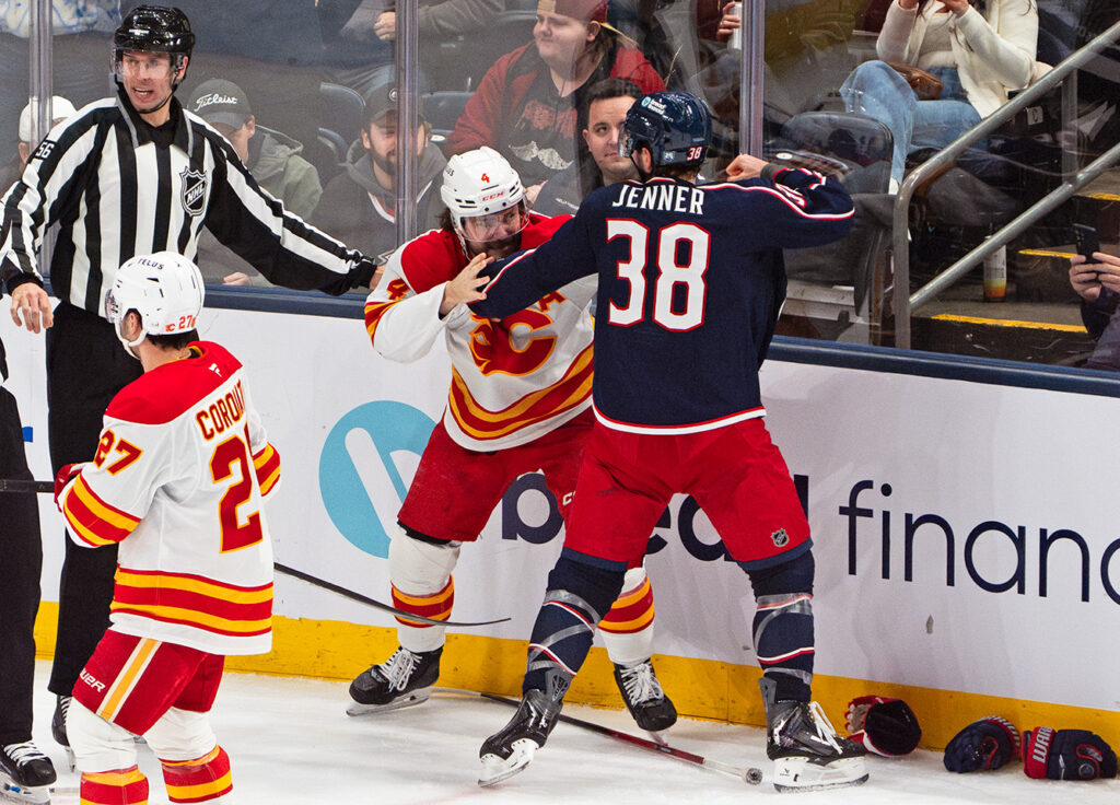 CBJ Boone Jenner fights