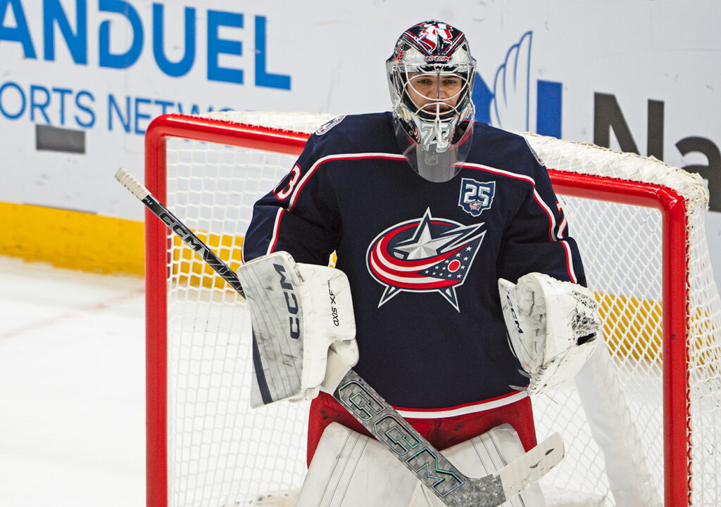 CBJ's Jet Greaves in net