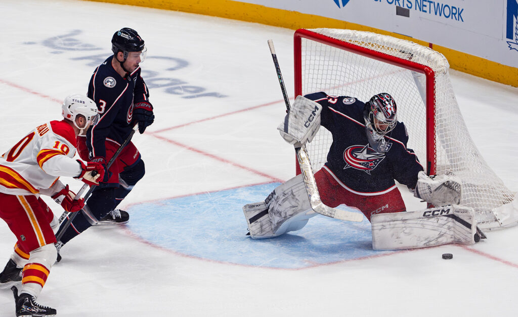 CBJ Jet Greaves makes save