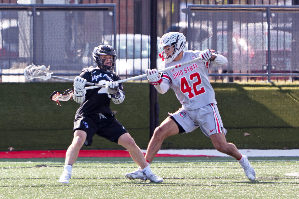 OSU's Cullen Brown plays defense