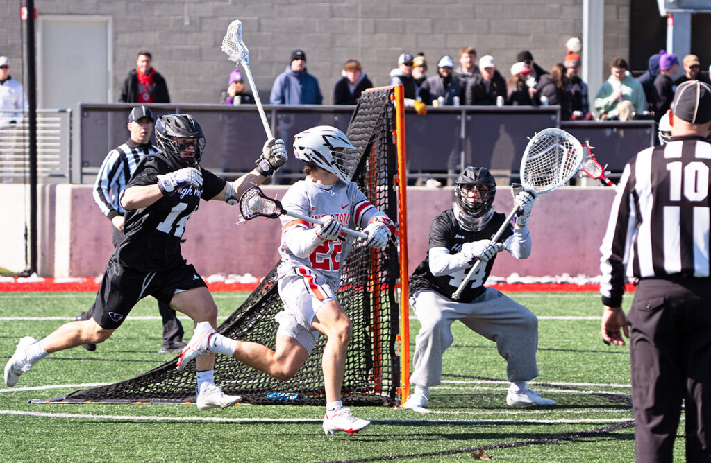 OSU's Liam White attacks net