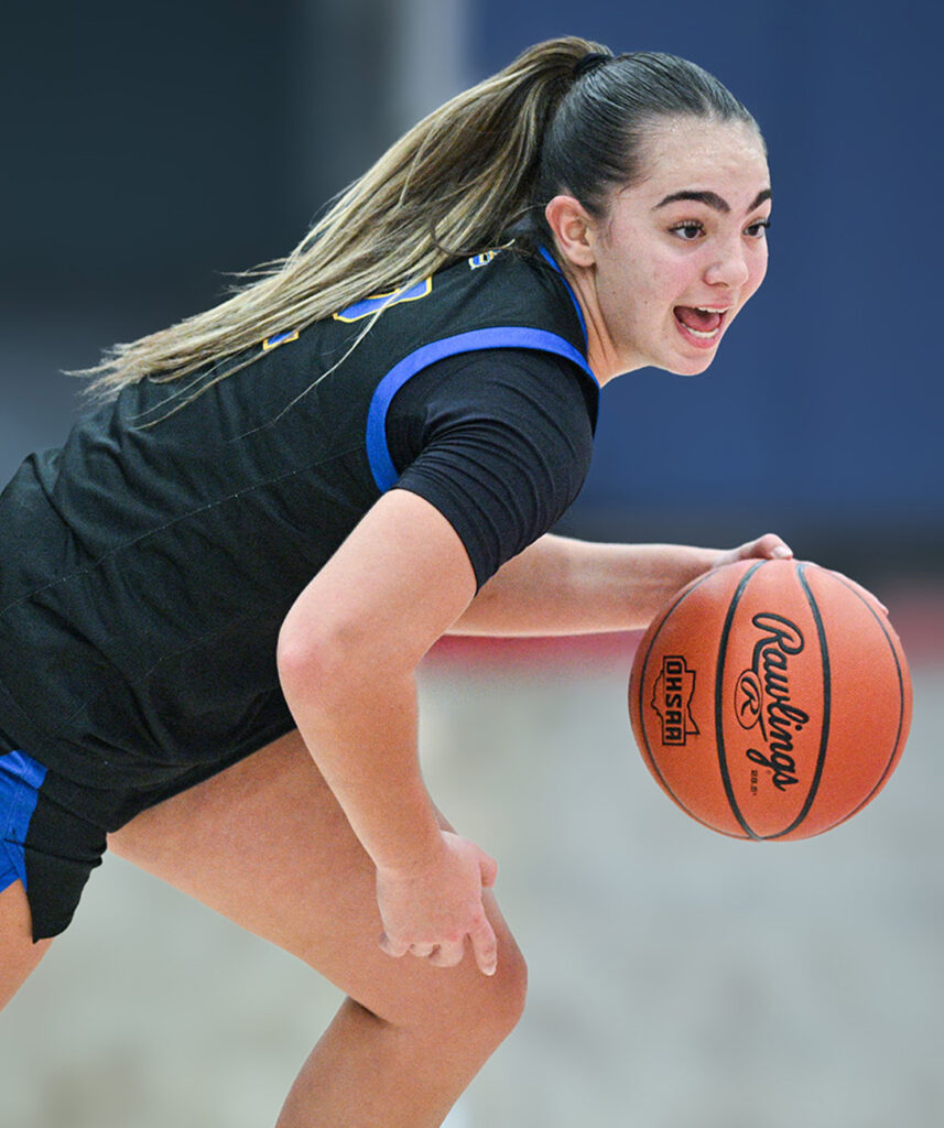 Olentangy's Whitney Stafford drives side graphic