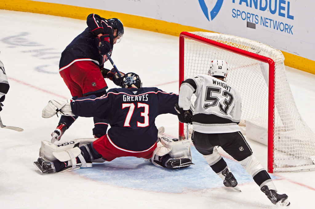 CBJ Jet Greaves makes save