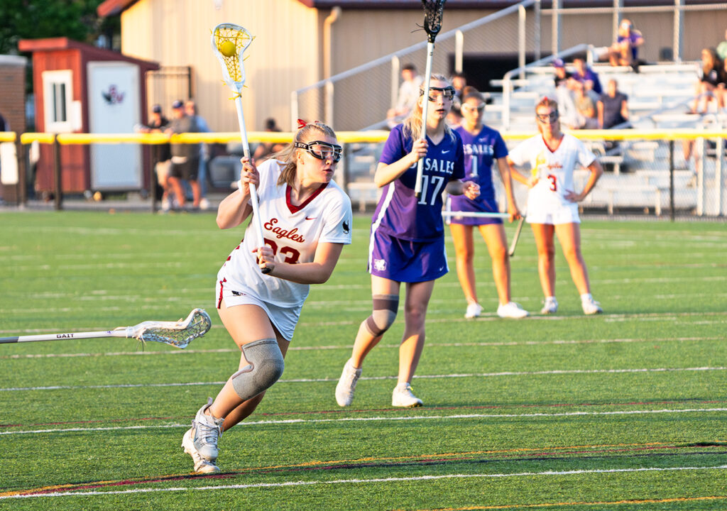 Watterson's Maggie Adkins free position shot