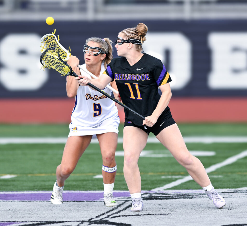 DeSales Anna Bogan faces off