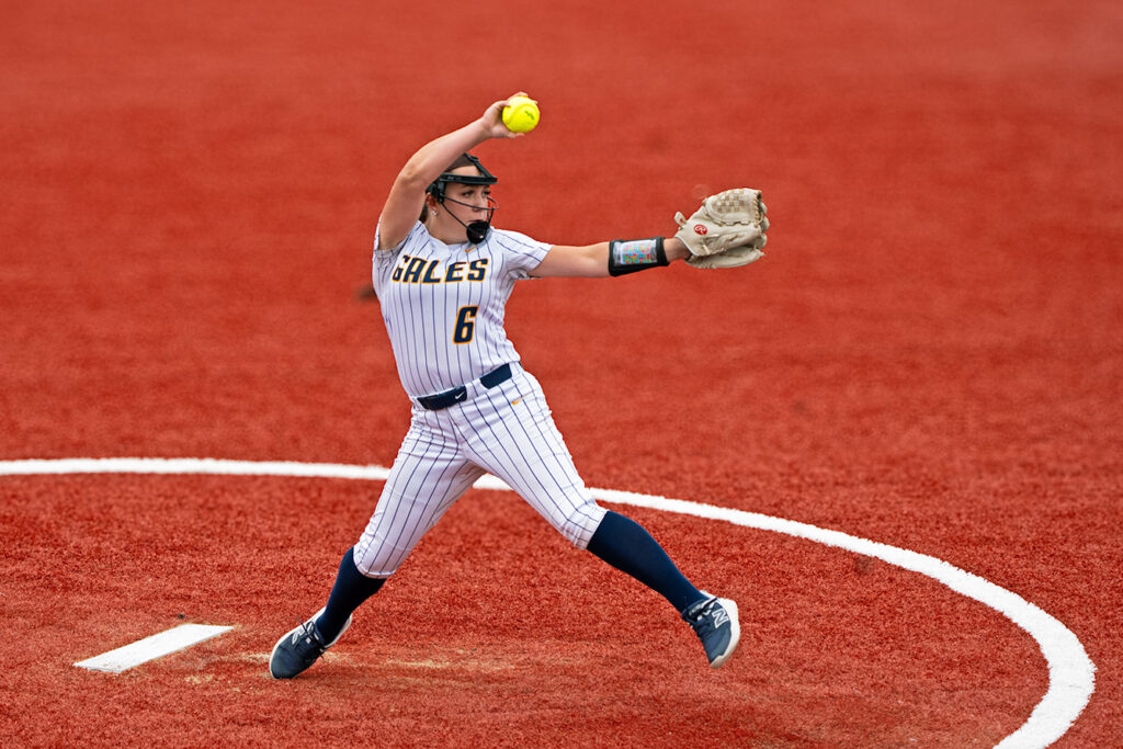 Lancaster's Mackenzie Hedrick pitches
